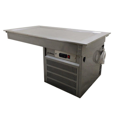 Asber DRFP-411-CU Mesa Fria Placa Refrigerada 4 Enteros Acero Inoxidable. Ideal para restaurante, cocina, cocina industrial, comedor, comedor industrial, banquetes, refrigerar, conservar, etc. Envíos seguros a todo México. Cotiza hoy mismo.