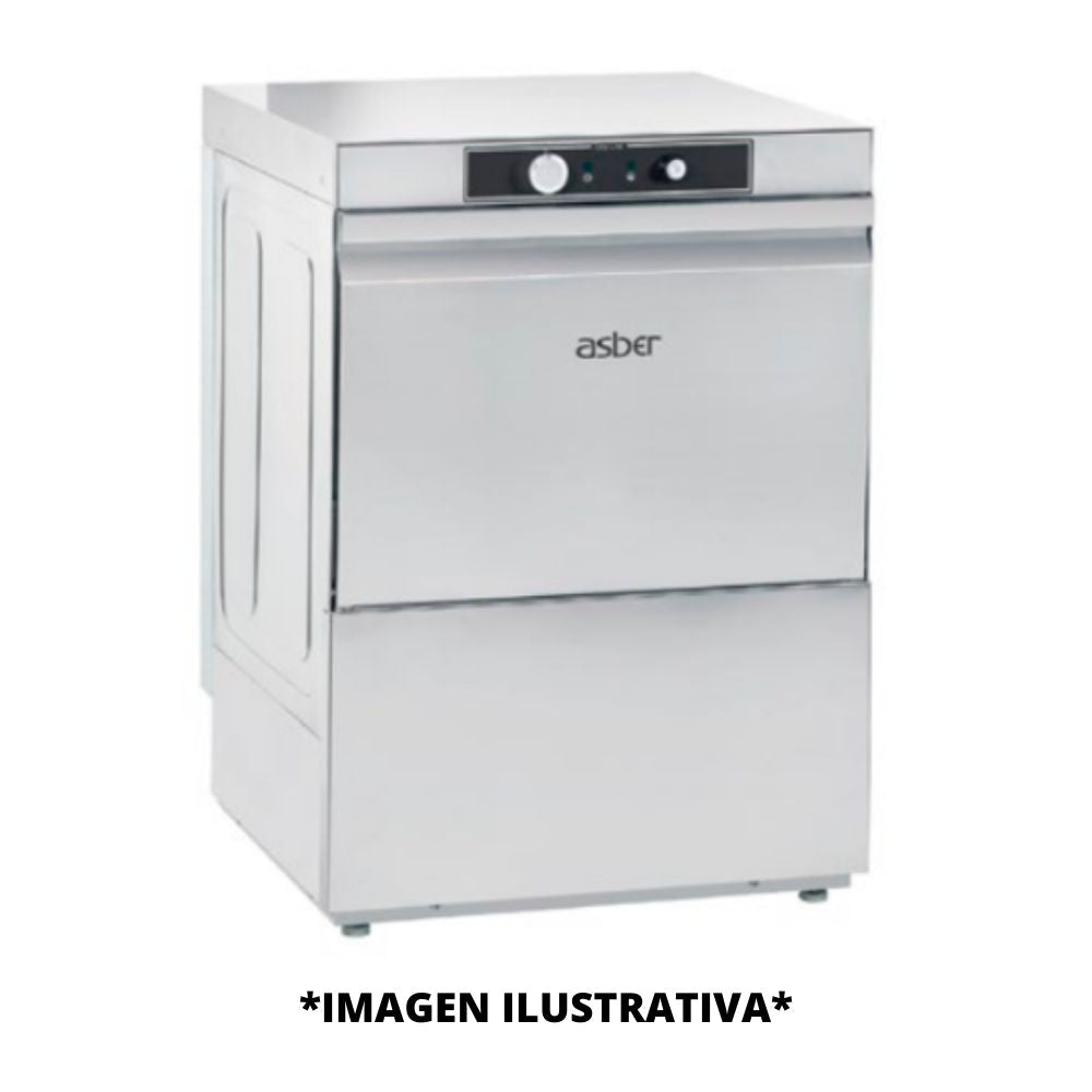 Asber GTM-500 B W DD F SA Lavavajillas Apertura Frontal Potencia Estandar  Lavavajilla Vajillas Trastes Platos Tazas Cubiertos Lavar para Cocina Comedor Limpiar Asear.  Ideal para restaurante, cocina, cocina industrial, comedor, comedor industrial, banquetes, limpiar, vajillas, asear, etc. KitchenMax.Store. Envíos seguros a todo México. Cotiza hoy mismo.